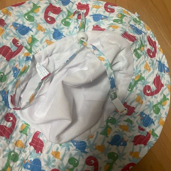 Toddler Bucket Sun Hat Dinosaurs Adjustable - Picture 3 of 7